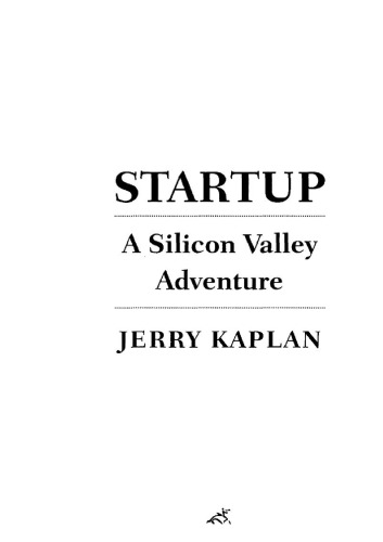 Startup A Silicon Valley Adventure