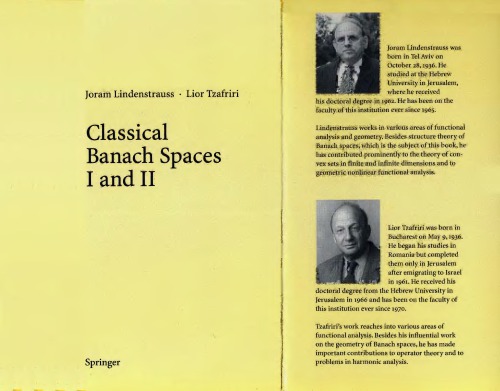 Classical Banach spaces I and II