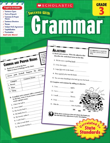 Scholastic Success with Grammar Grade 3
