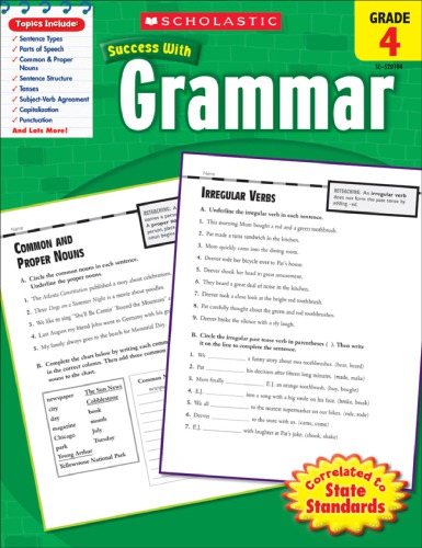 Scholastic Success with Grammar Grade 4