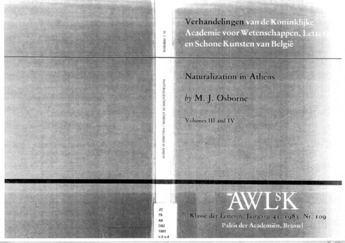 Naturalization in Athens