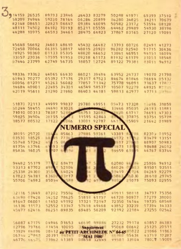 Numéro spécial Pi