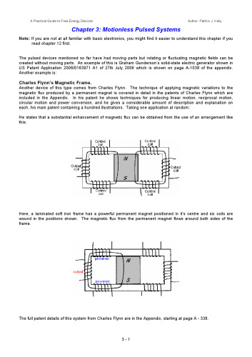A Practical Guide to Free Energy Devices ~ Chapter 3 : Motionless Pulsed Systems