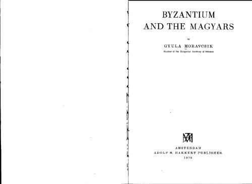 Byzantium and the Magyars