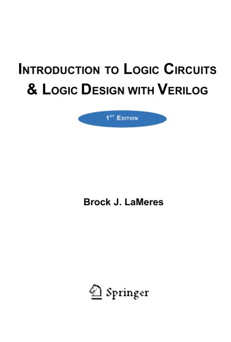 Introduction to Logic Circuits and Logic Design with Verilog