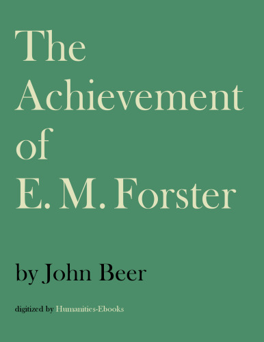 The Achievement of E M Forster