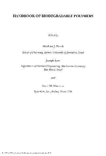 Biodegradable polymers and plastics