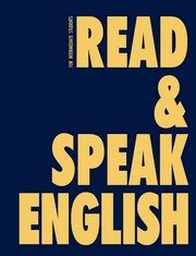 Read and Speak English. Читай и говори по-английски
