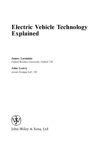 Electric Vehicle Technology Explained