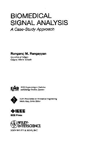 Biomedical signal analysis: a case-study approach