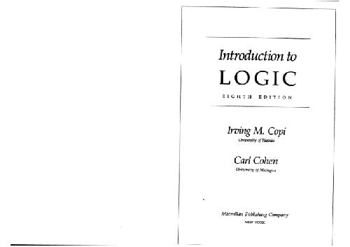 Introduction to logic