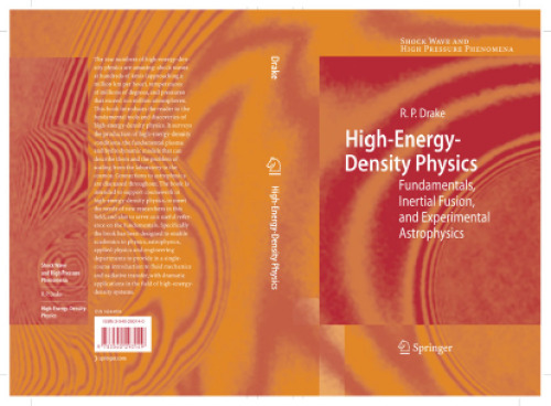 High-energy-density physics: fundamentals, inertial fusion, and experimental astrophysics