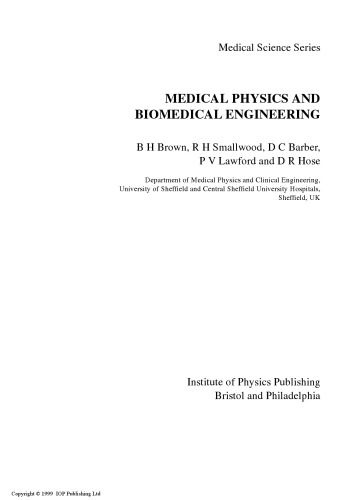 Medical physics and biomedical engineering