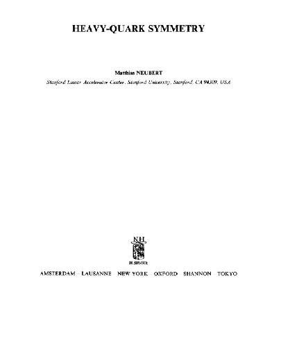 Heavy-quark symmetry