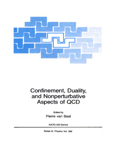 Confinement, duality, and nonperturbative aspects of QCD