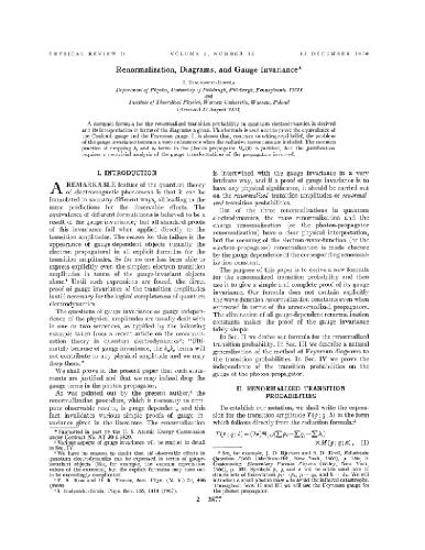Renormalization, diagrams, and gauge invariance in QED