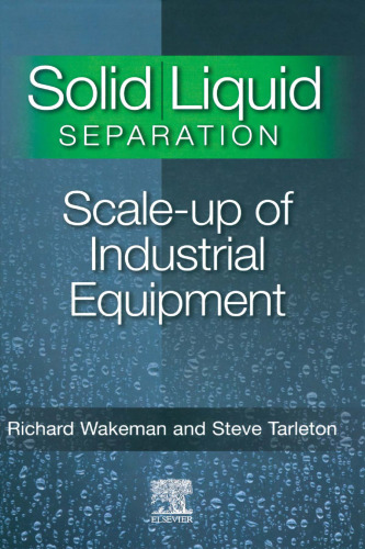 Solid/liquid separation: scale-up of industrial equipment