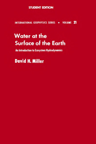 Water at the surface of the earth