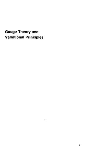 Gauge theory and variational principles