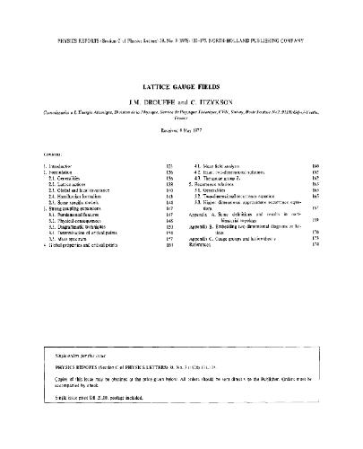 Lattice gauge fields