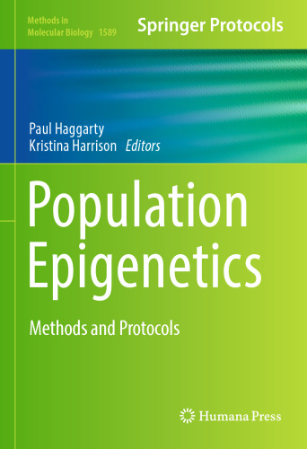 Population Epigenetics: Methods and Protocols