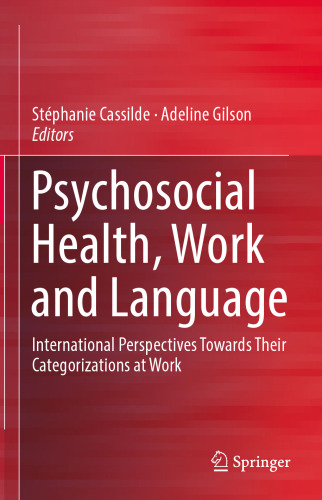 Psychosocial Health, Work and Language: International Perspectives Towards Their Categorizations at Work