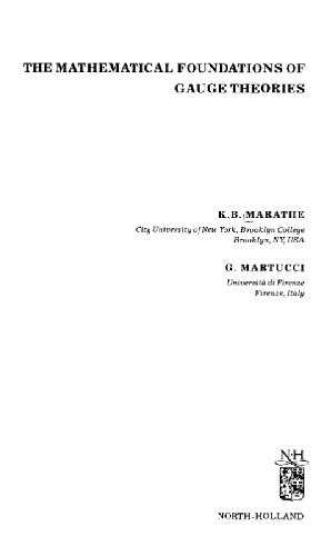 Mathematical foundations of gauge theories