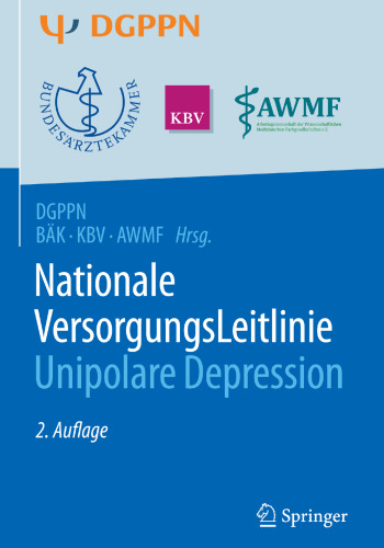 S3-Leitlinie/Nationale VersorgungsLeitlinie Unipolare Depression