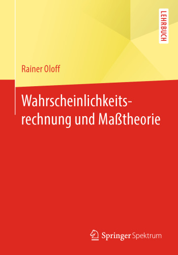 Wahrscheinlichkeitsrechnung und Maßtheorie