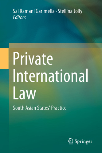 Private International Law South Asian States’ Practice