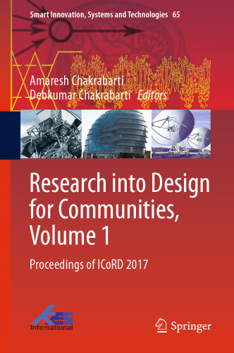 Research into Design for Communities, Volume 1: Proceedings of ICoRD 2017