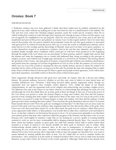 Orosius Seven books of history against the pagans. 7.pdf