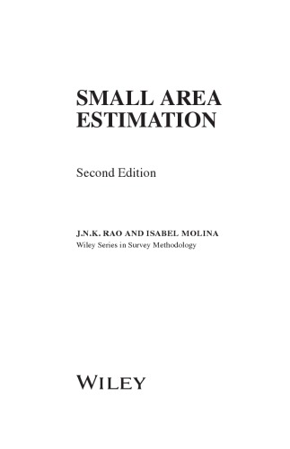 Small Area Estimation