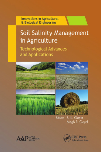 Soil salinity management in agriculture : technological advances and applications