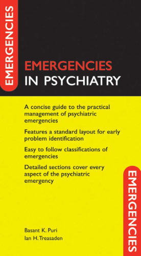 Emergencies in psychiatry