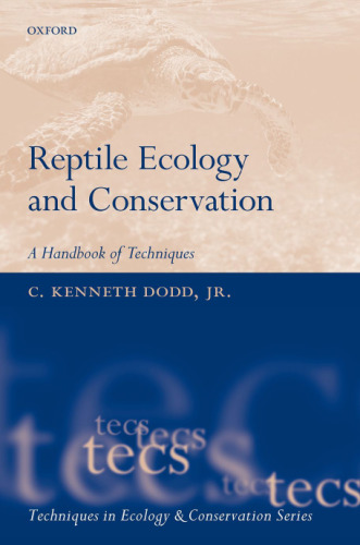 Reptile ecology and conservation : a handbook of techniques