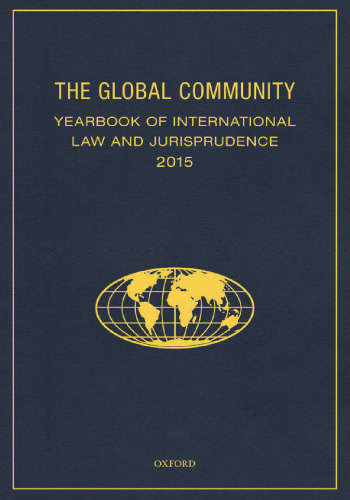 The Global Community Yearbook of International Law and Jurisprudence 2015