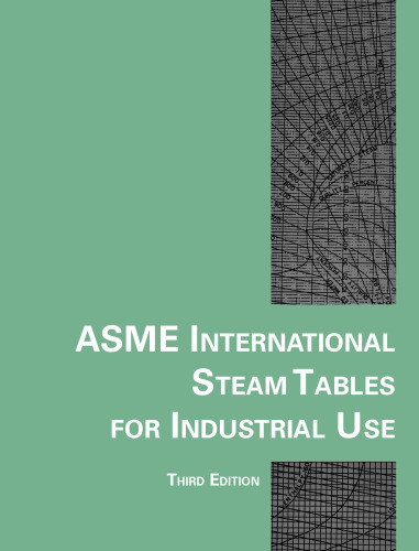 ASME international steam tables for industrial use