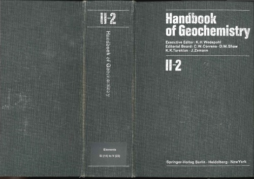 Handbook of Geochemistry, Vol. II/2, Elements Si(14) to V(23)