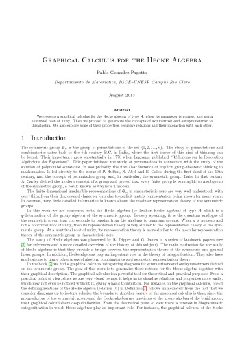 Graphical calculus for the Hecke algebra