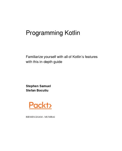 Programming Kotlin