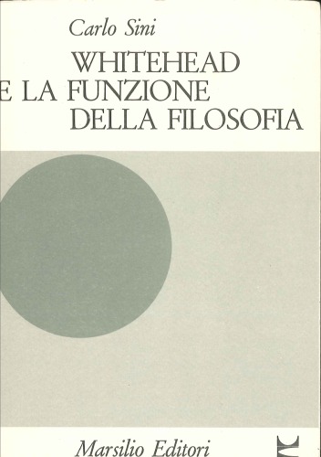 Whitehead e la funzione della filosofia