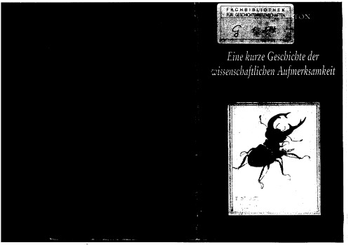 Eine kurze Geschichte der wissenschaftlichen Aufmerksamkeit