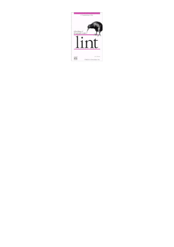 Checking C programs with lint