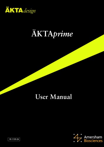 ÄKTAprime User Manual: