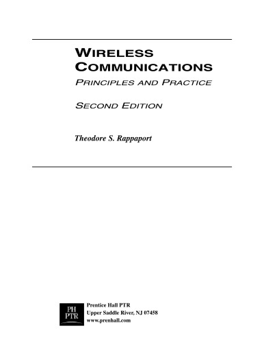 Wireless Communications: Principles and Practice