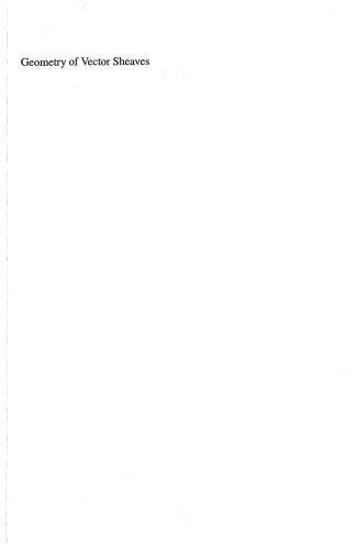 Geometry of Vector Sheaves: An Axiomatic Approach to Differential Geometry. Volume I: Vector Sheaves. General Theory