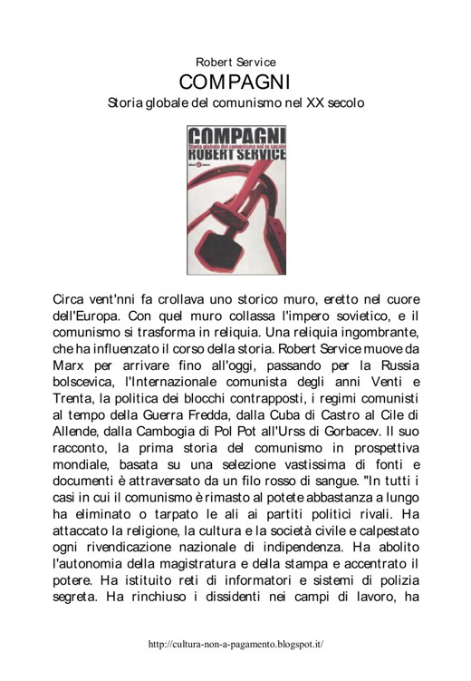 Compagni. Storia globale del comunismo