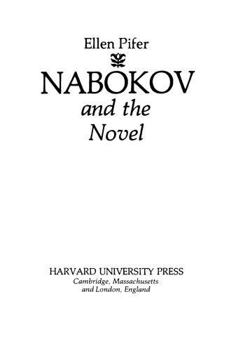 Nabokov and the Novel