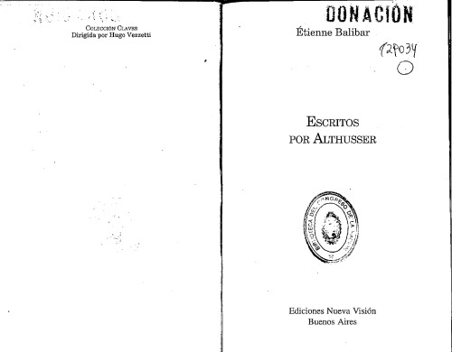 Escritos por Althusser
